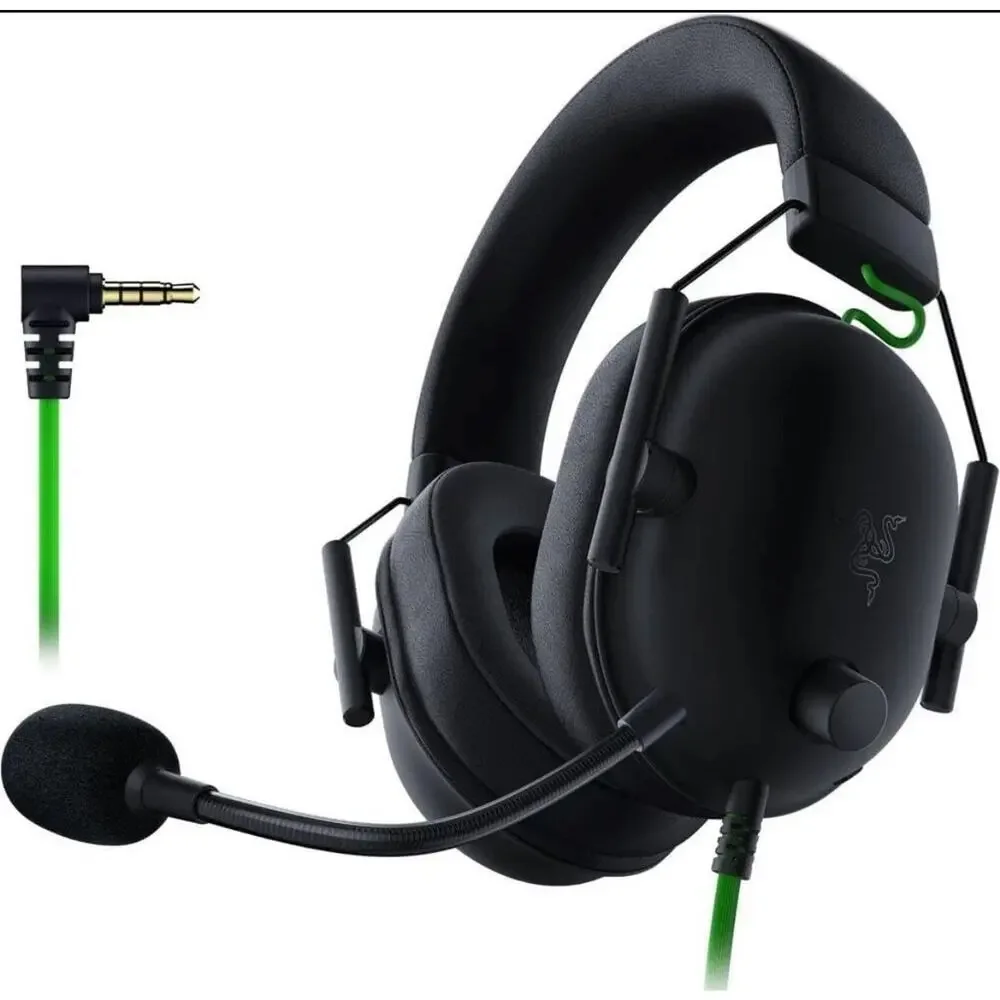 Razer Blackshark V2 X Black Over the Ear Pro Gaming Headset READ